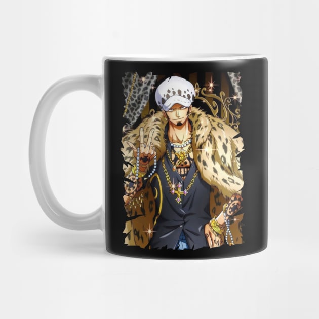 TRAFALGAR D. WATER LAW ANIME MERCHANDISE by graficklisensick666